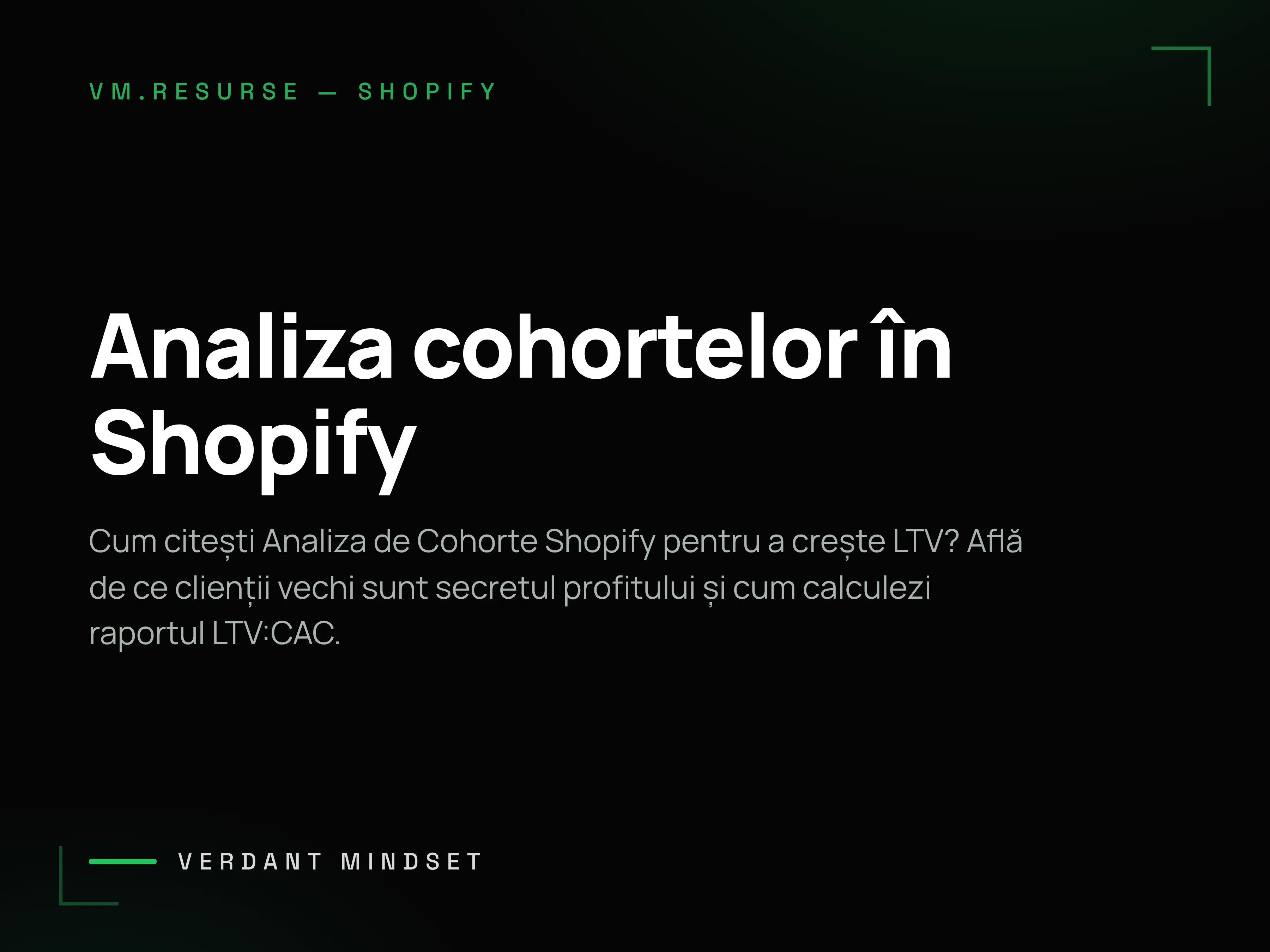 Analiza cohortelor în Shopify și creșterea reală (LTV vs CAC)