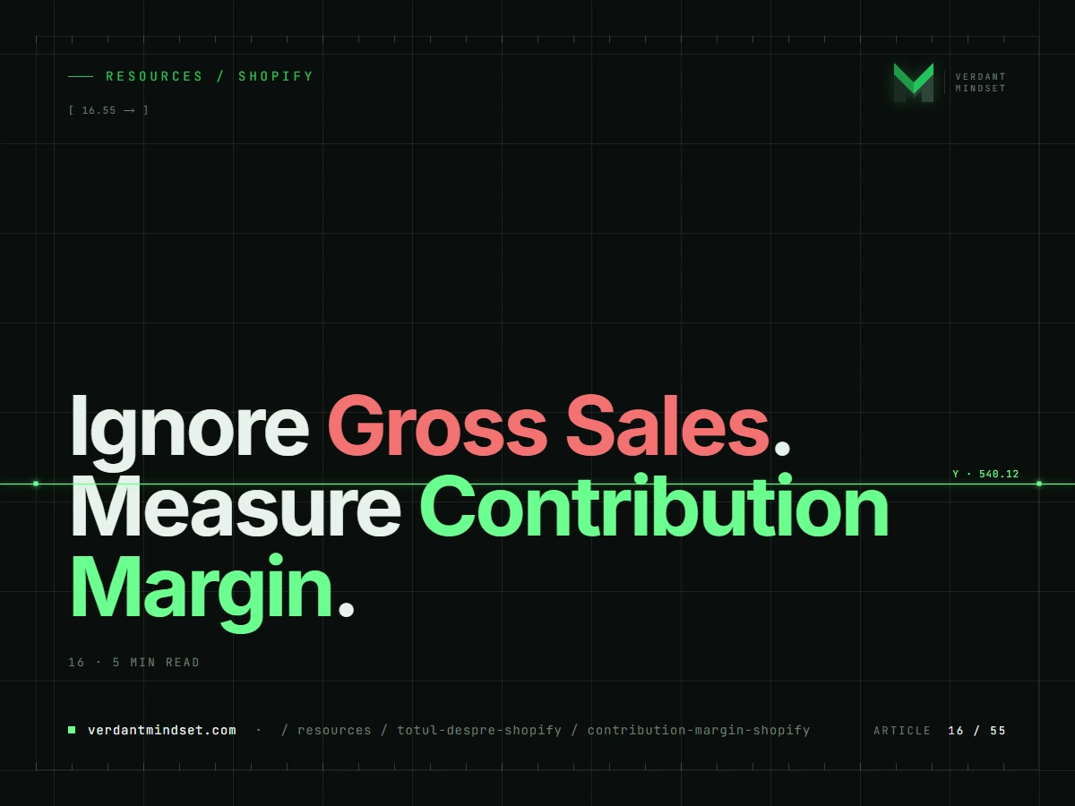 Contribution Margin in Shopify: The Metric That Reveals True Store Profitability