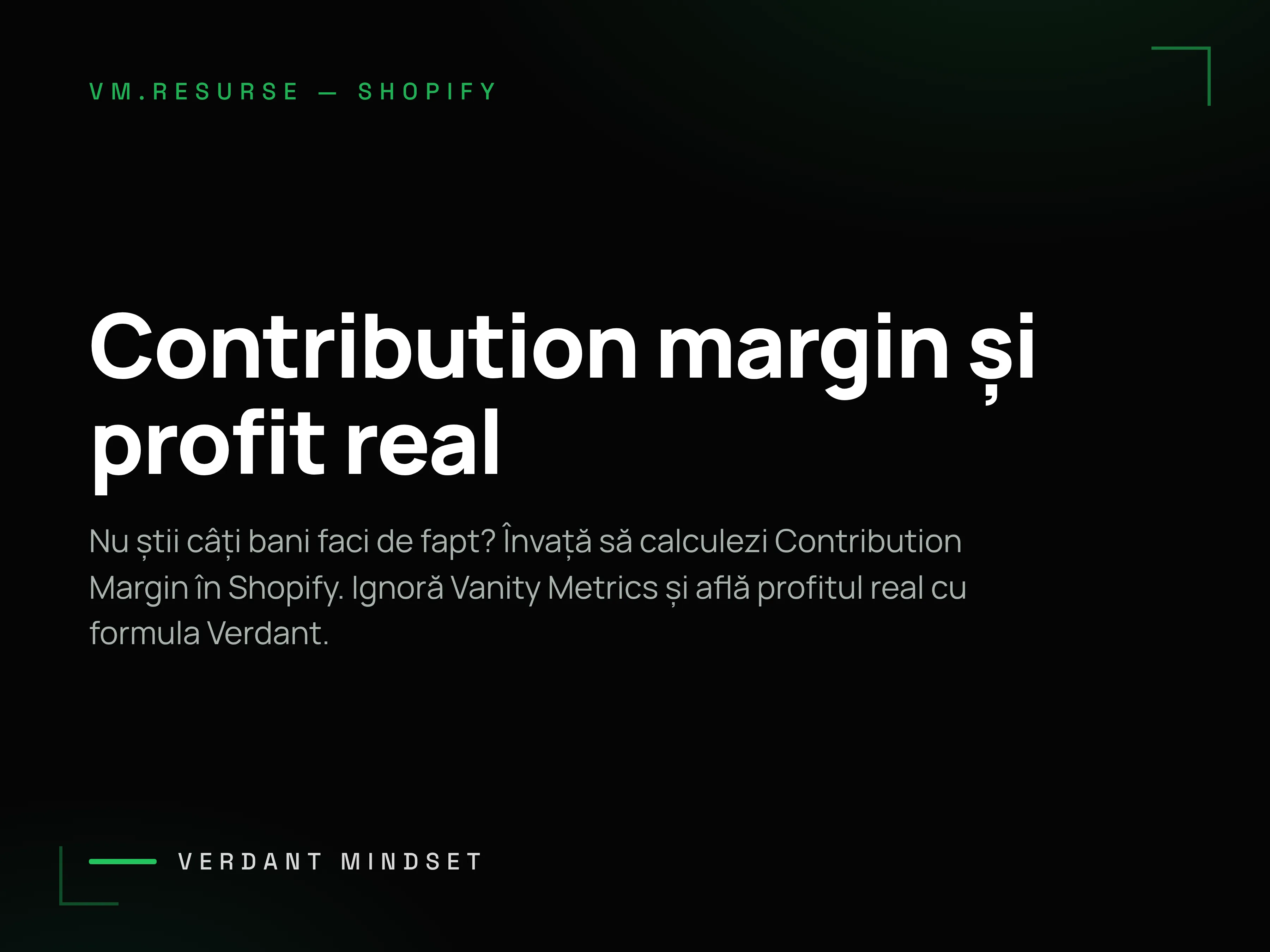 Contribution margin în Shopify și calculul profitului real