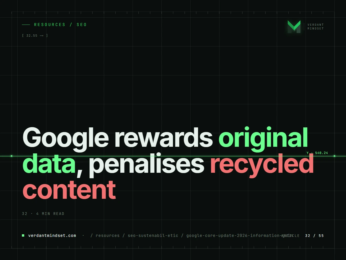 Google Core Update 2026: Information Gain, Entity Authority, and What Changed