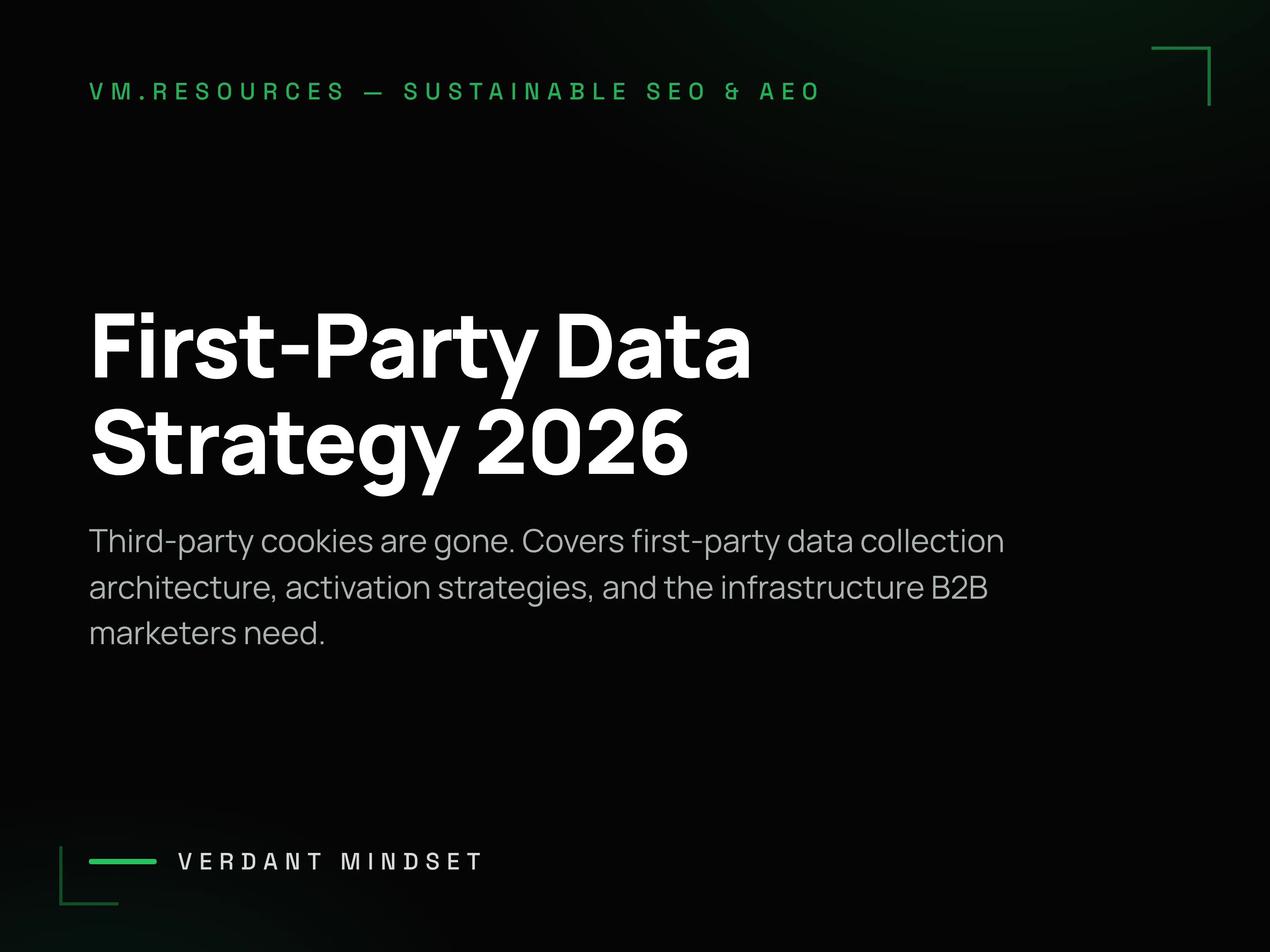 First-Party Data Strategy 2026: The B2B Data Asset You Actually Own