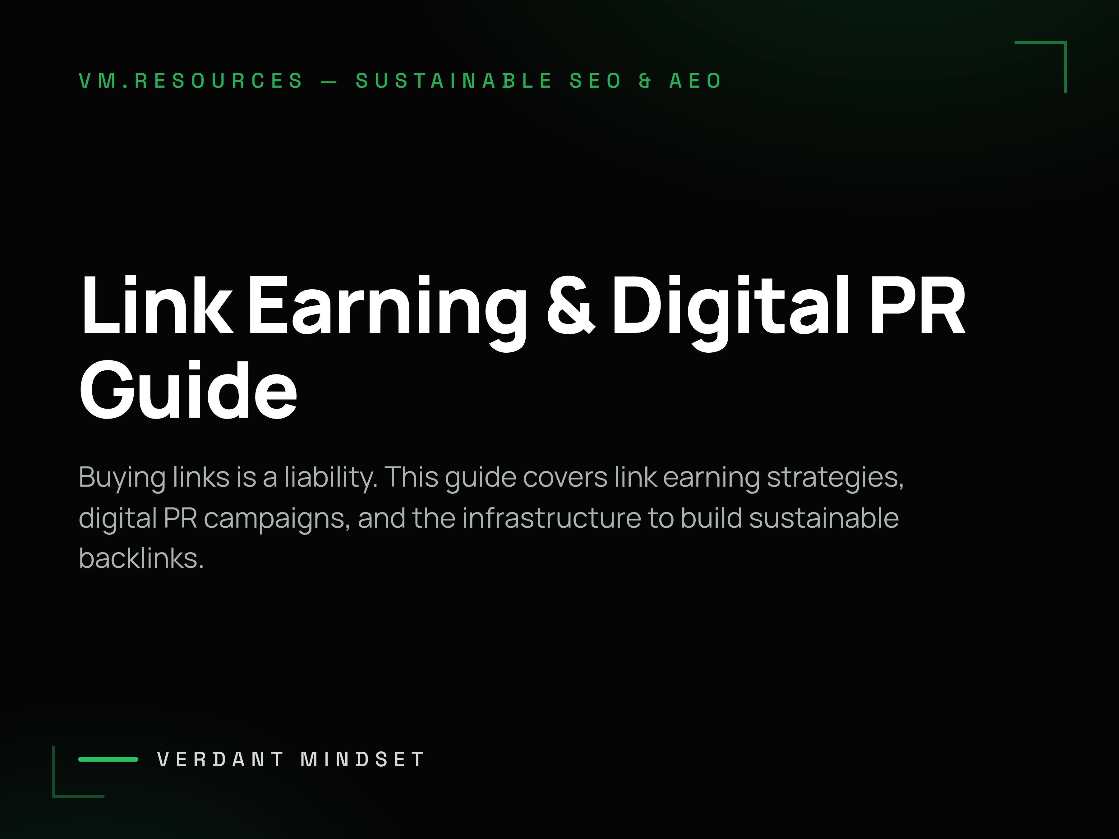 Link Earning & Digital PR Guide: Building Authority You Can't Buy