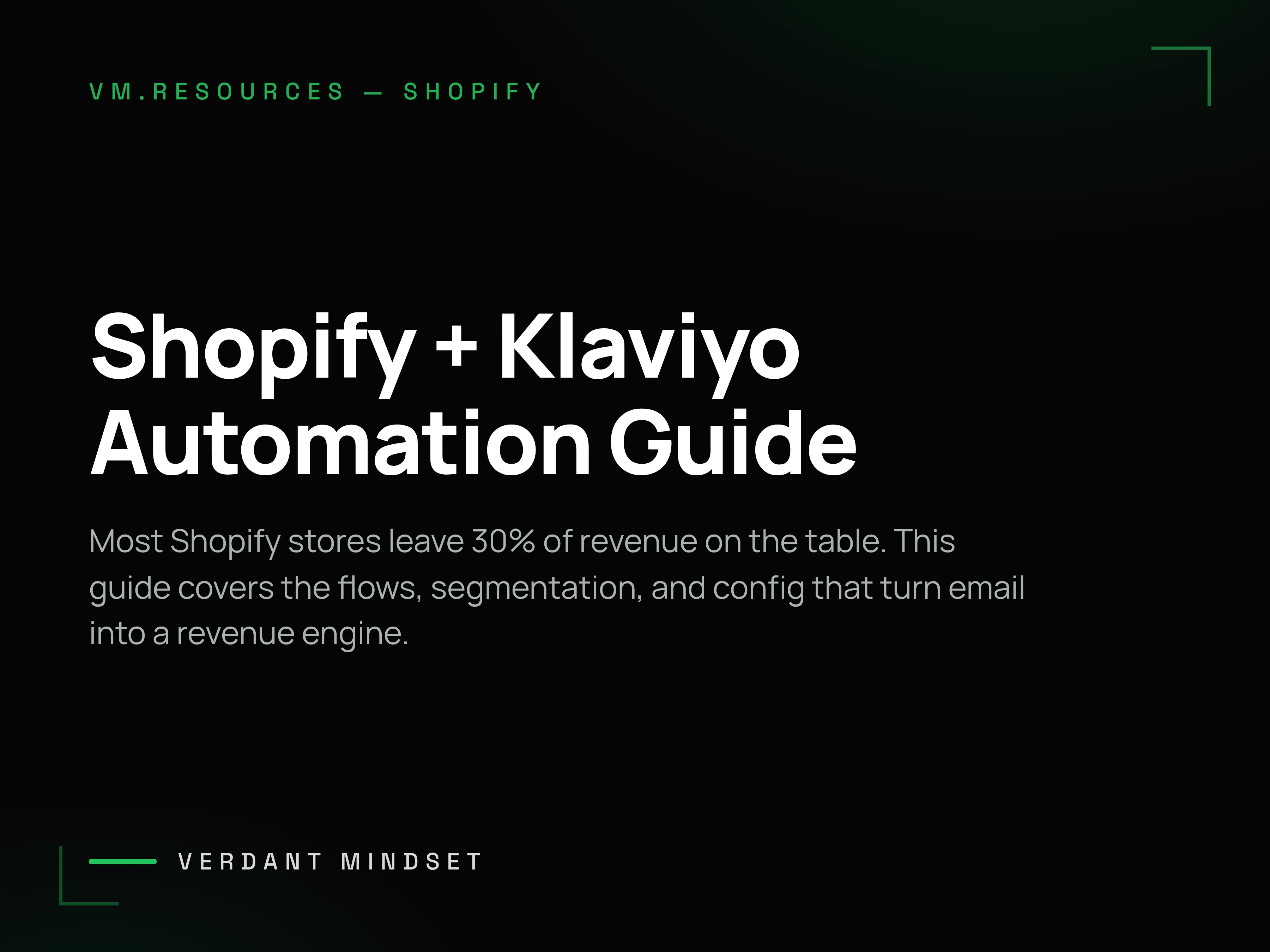 Shopify + Klaviyo Marketing Automation Guide: Engineering Revenue Flows