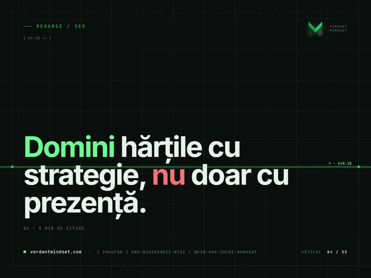 Ghid de SEO local avansat — cum să domini hărțile și căutările geo-contextuale?