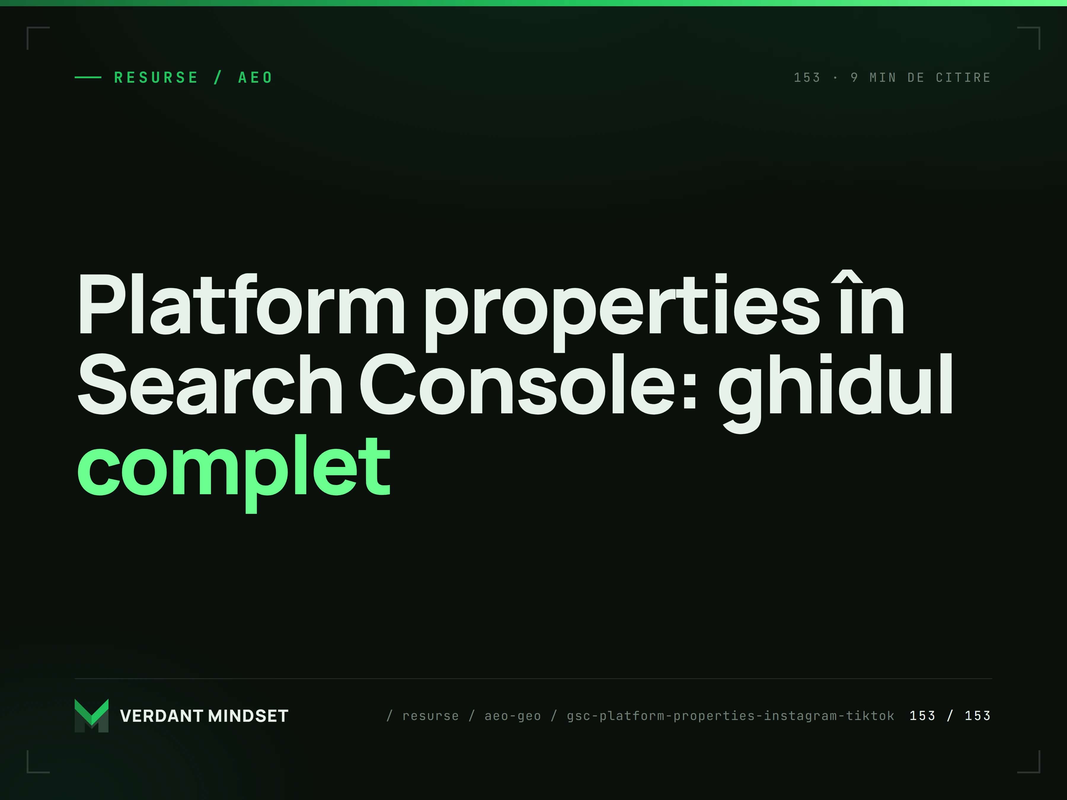 Platform properties în Search Console: ghidul complet