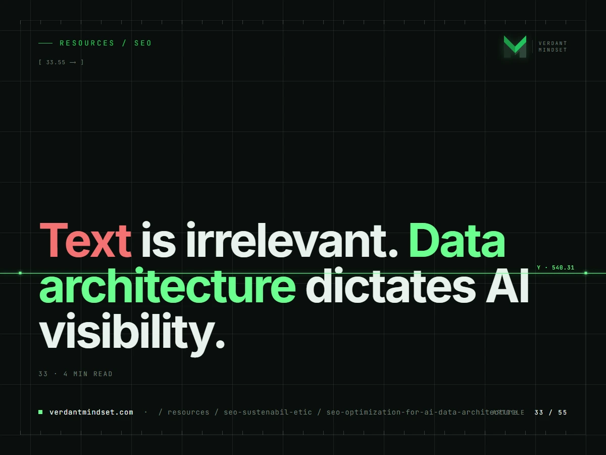 SEO Optimization for AI: Data Architecture That Gets You Cited
