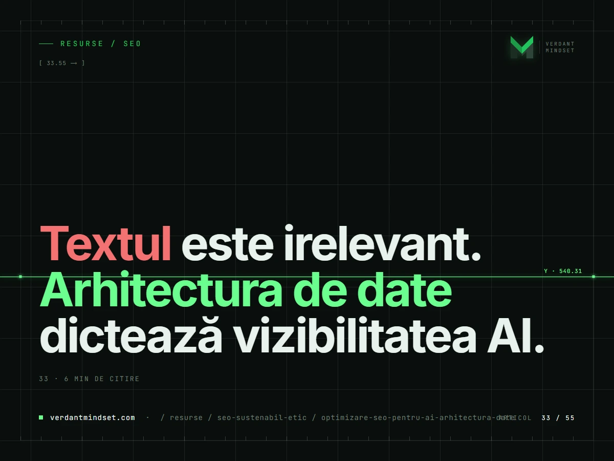 Optimizare SEO pentru AI. De ce ChatGPT ignoră site-ul tău B2B?
