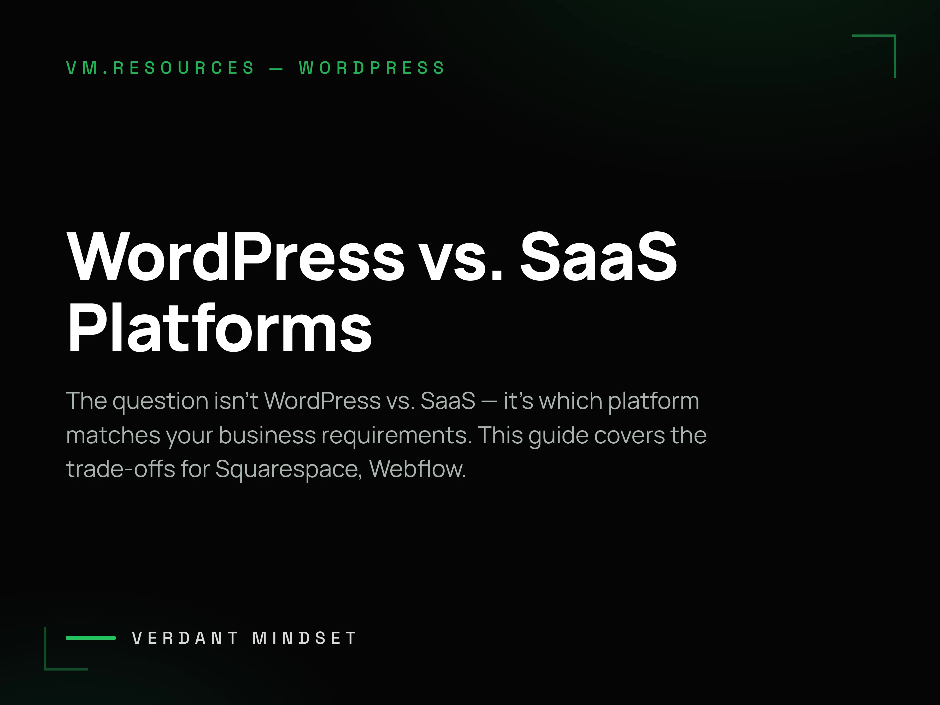 WordPress vs. SaaS Website Platforms: Which to Choose in 2026