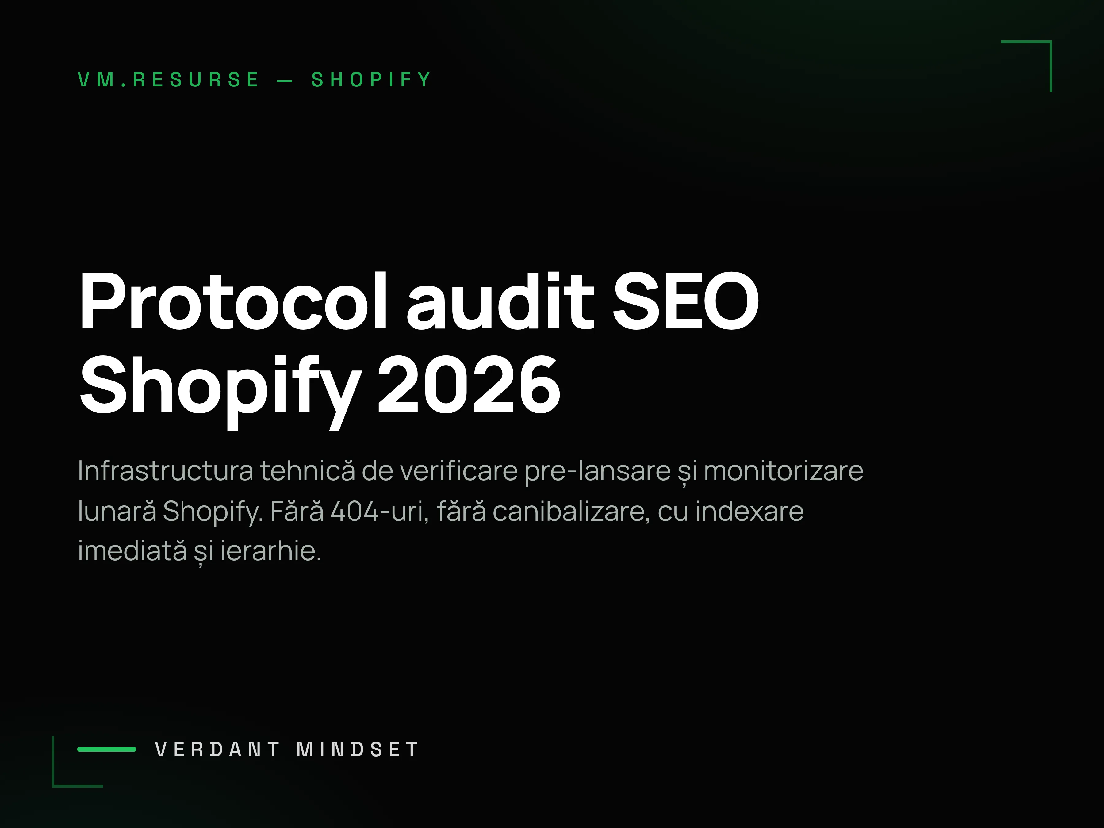 Protocol de audit SEO Shopify pentru lansări fără regresii