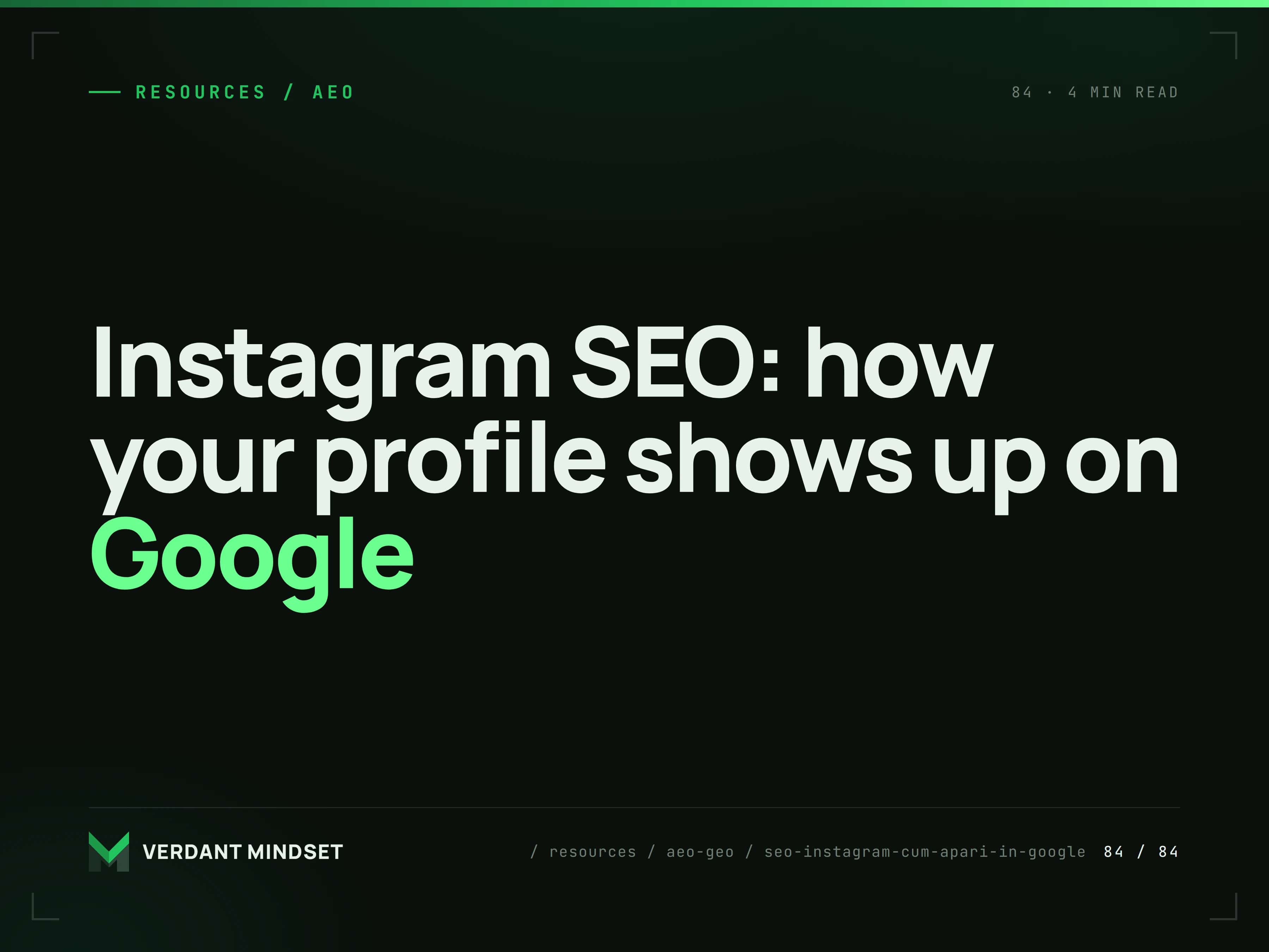Instagram SEO: how your profile shows up on Google