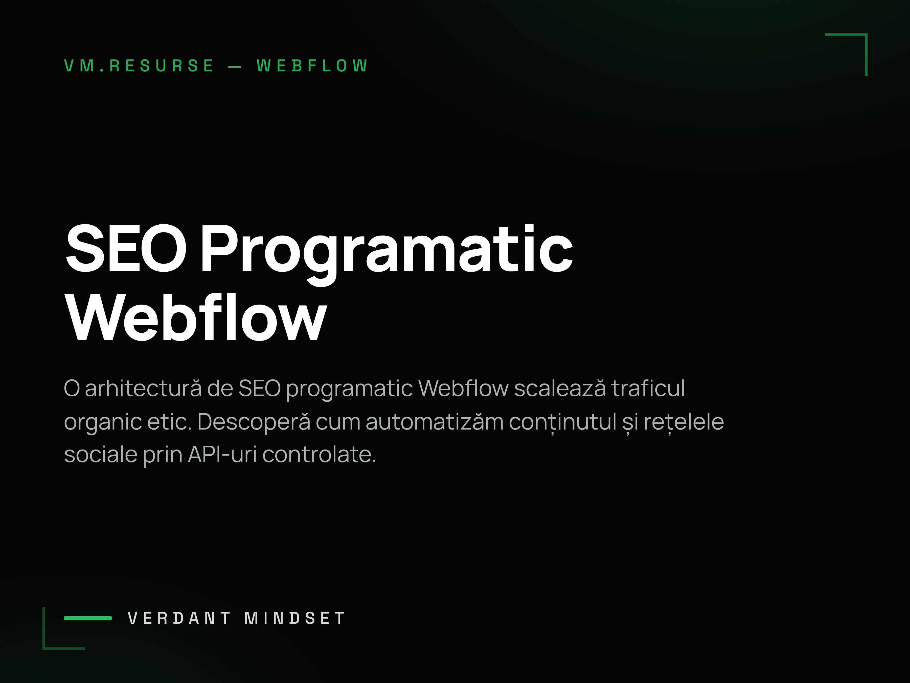 SEO programatic Webflow. Sfârșitul campaniilor de „1000 RON cu ChatGPT”.