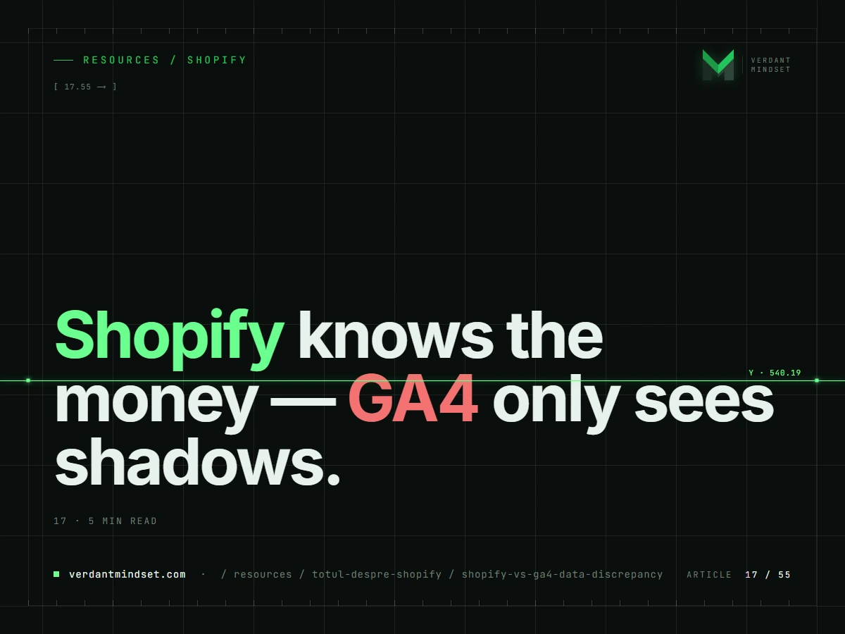 Shopify vs. GA4 Data Discrepancy: Why the Numbers Never Match and How to Reconcile Them