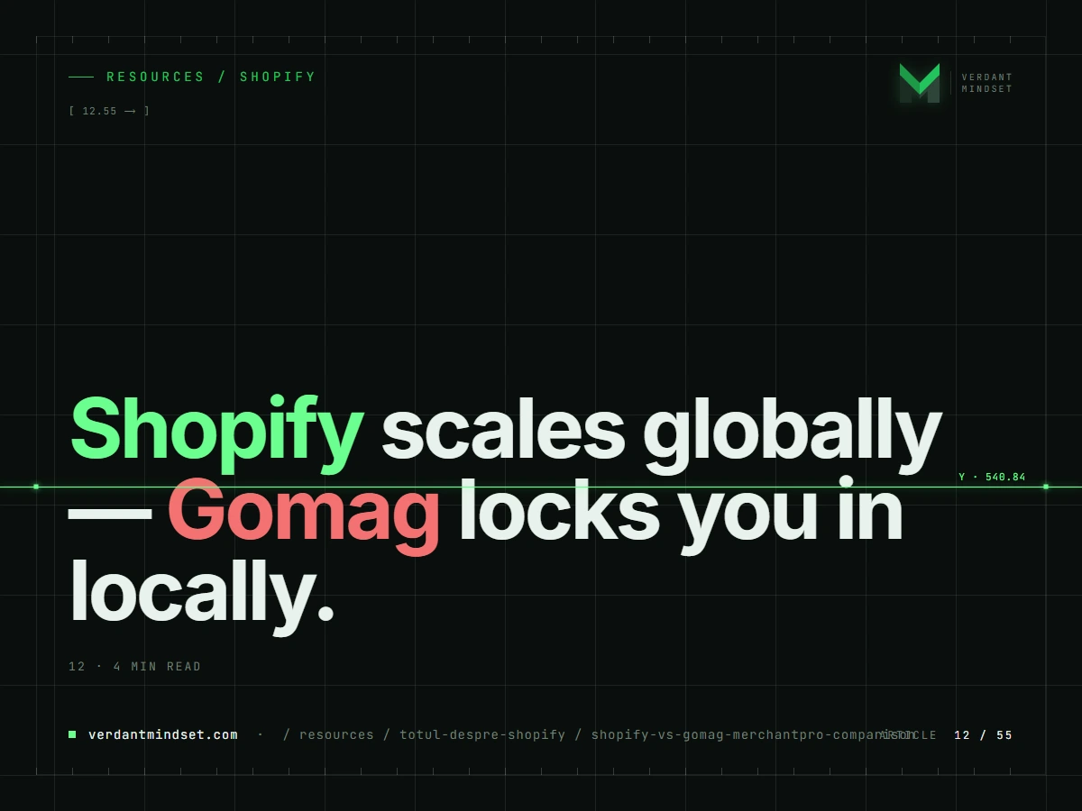 Shopify vs. GoMag vs. MerchantPro: Which Platform for Romanian Ecommerce?