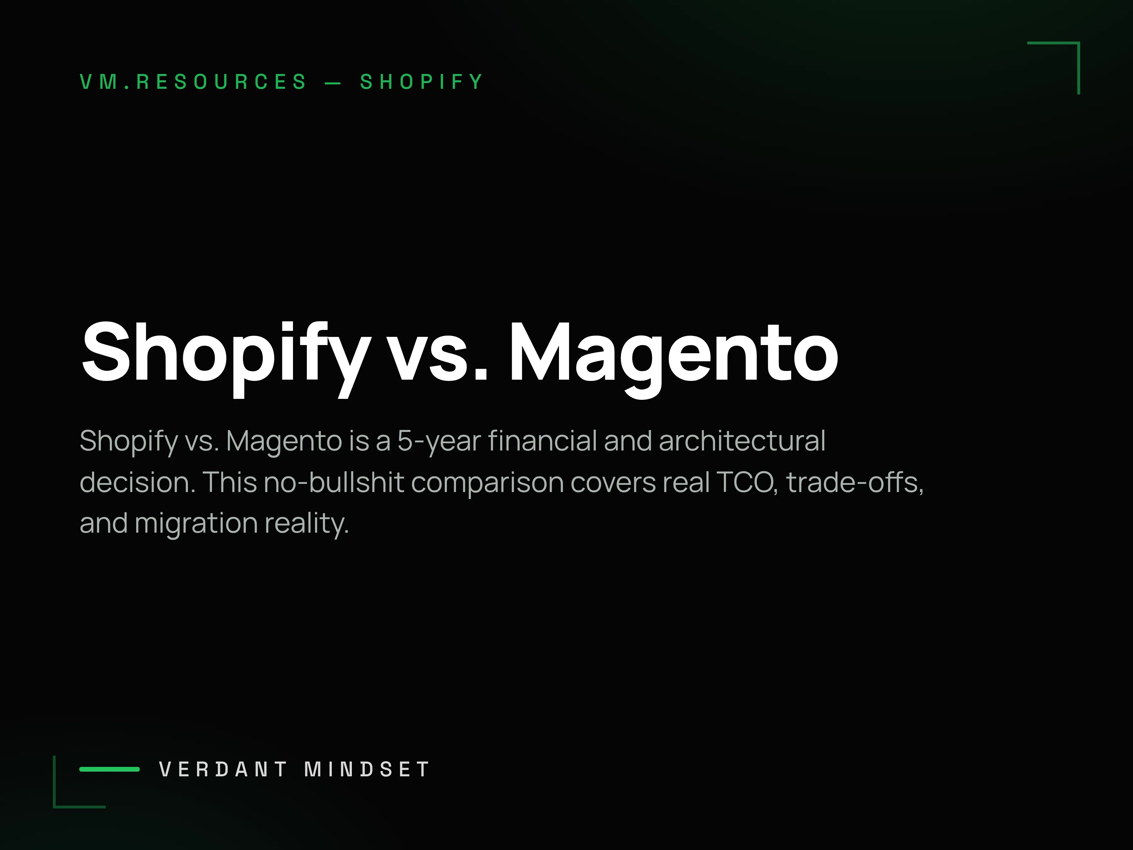 Shopify vs. Magento: A No-Bullshit Technical and Cost Comparison