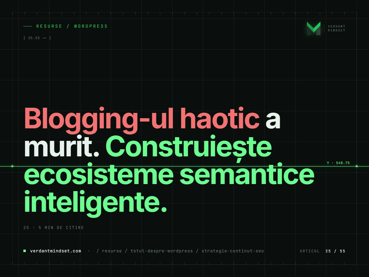 Strategie conținut SEO: modelul "caracatiță" și arhitectura semantică