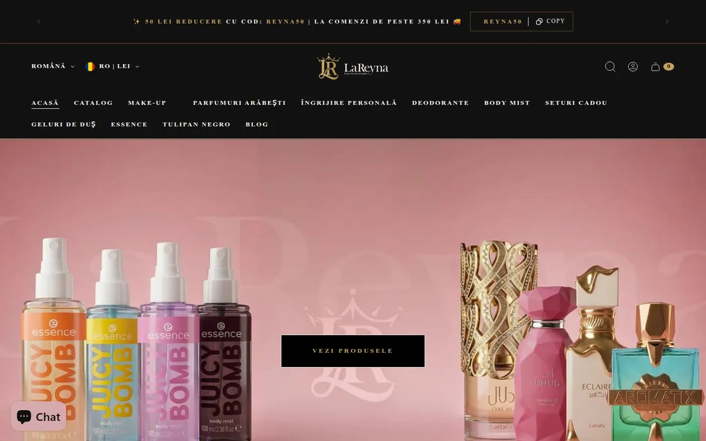 Site live Lareyna — construit de Verdant Mindset