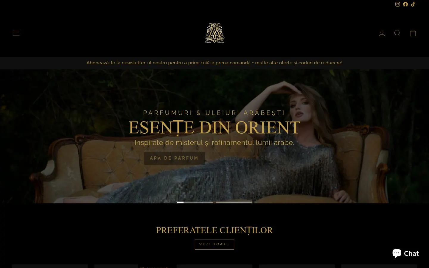 Site live Malika Boutique — construit de Verdant Mindset