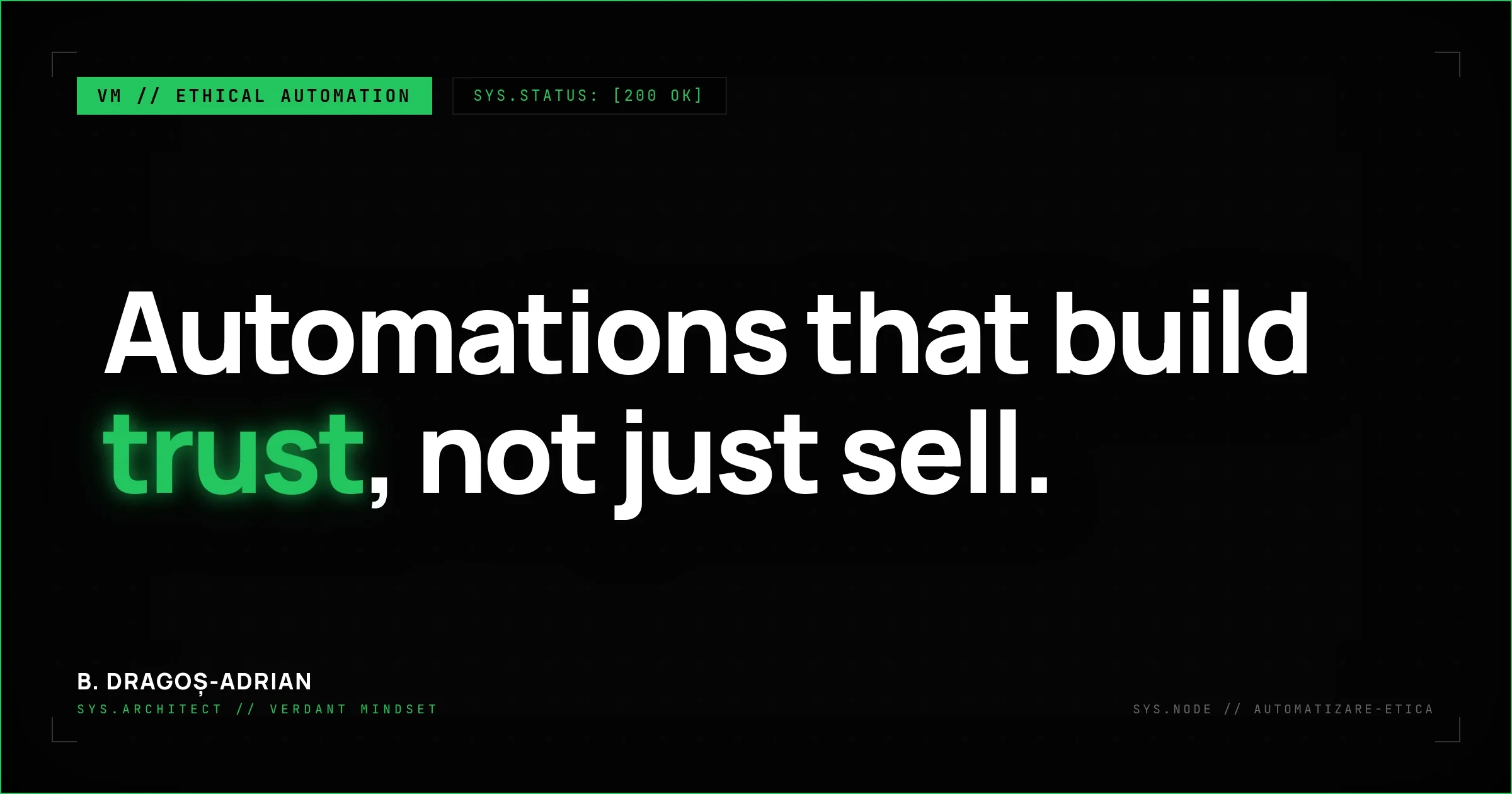 Ethical Automation