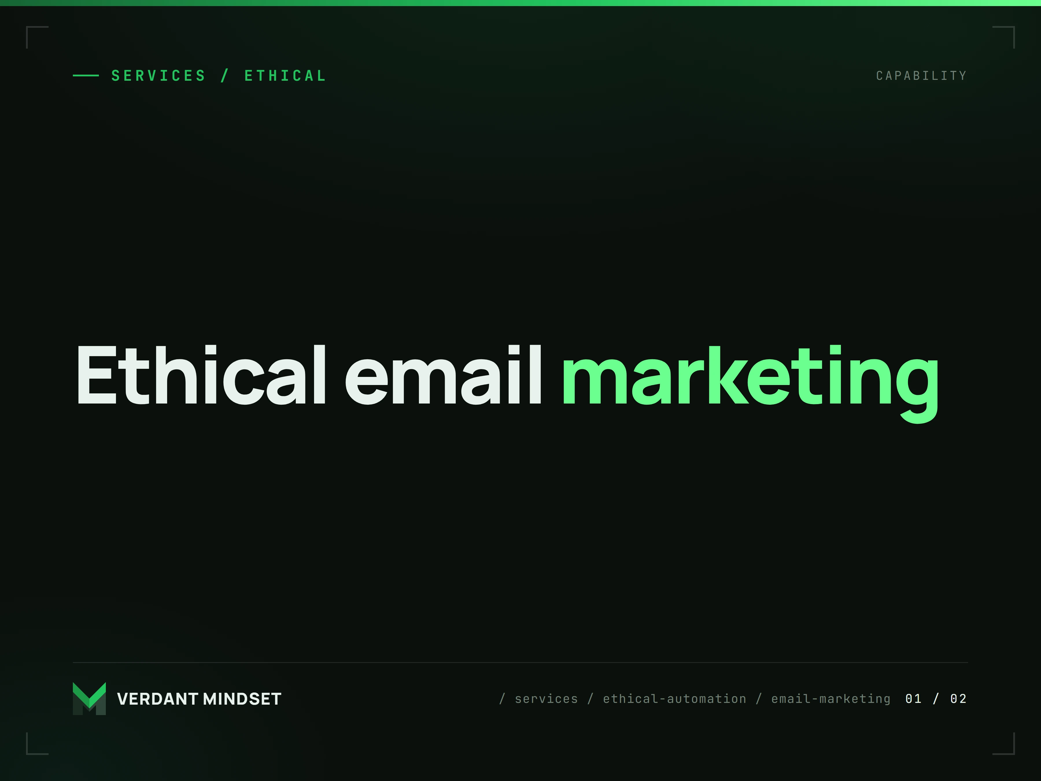 Ethical email marketing
