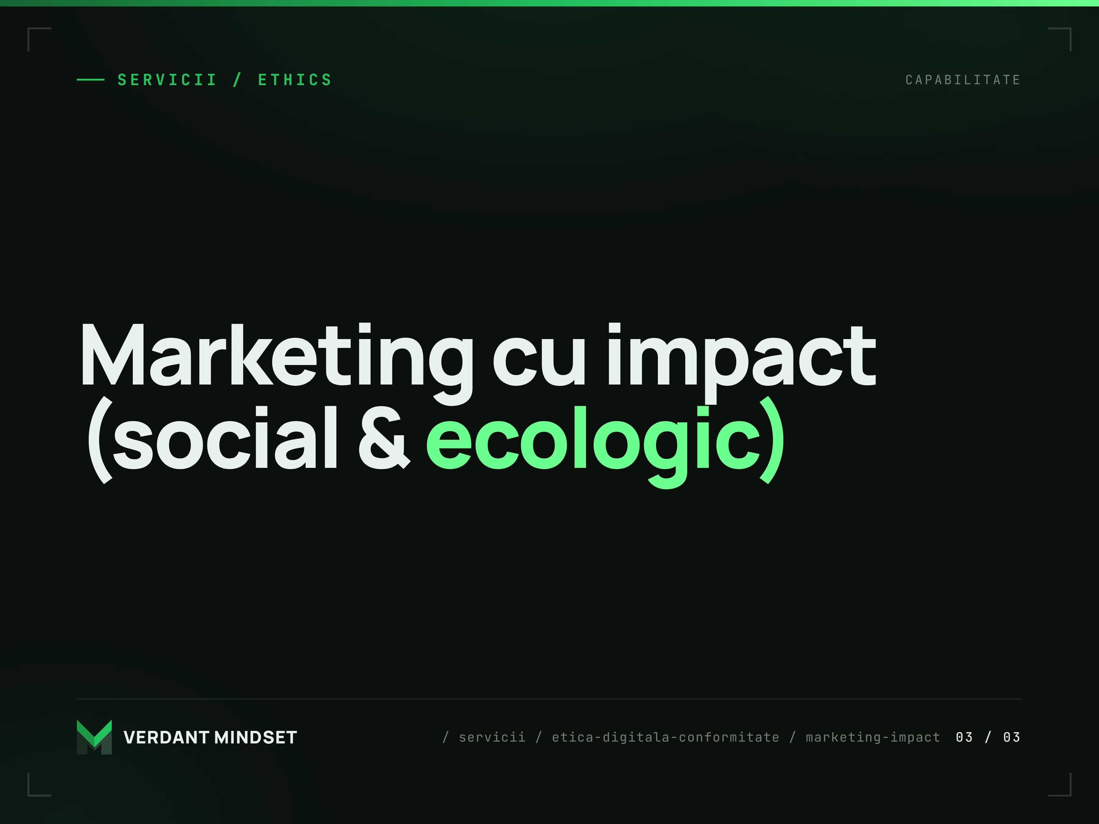 Marketing sustenabil cu impact demonstrat
