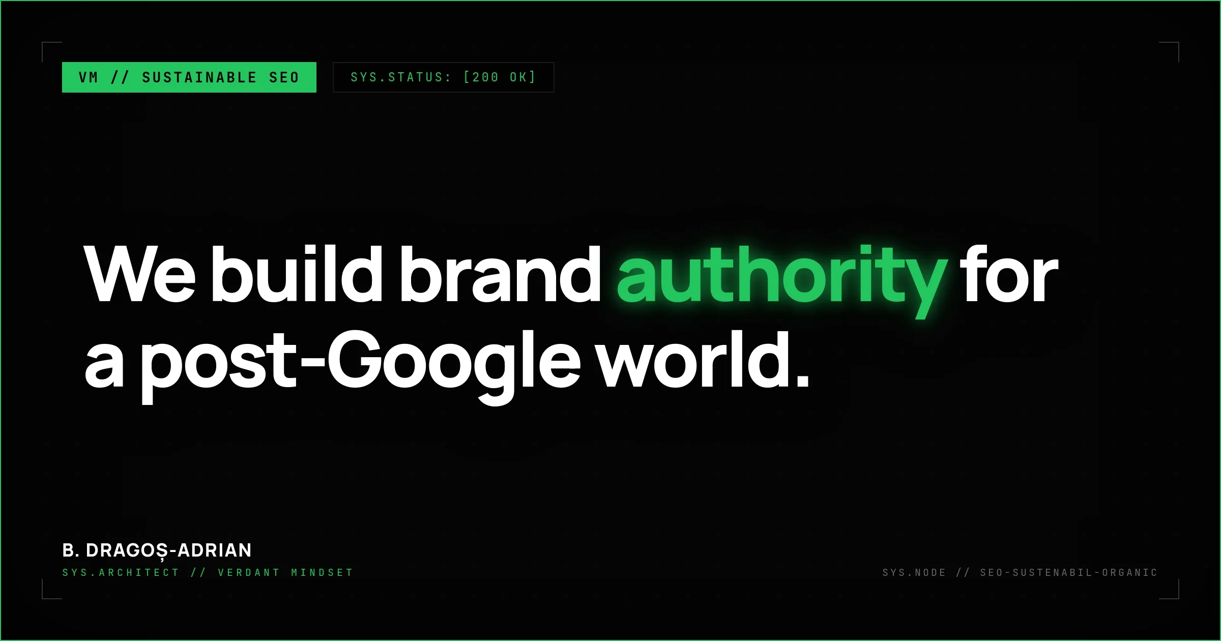 Sustainable & organic SEO