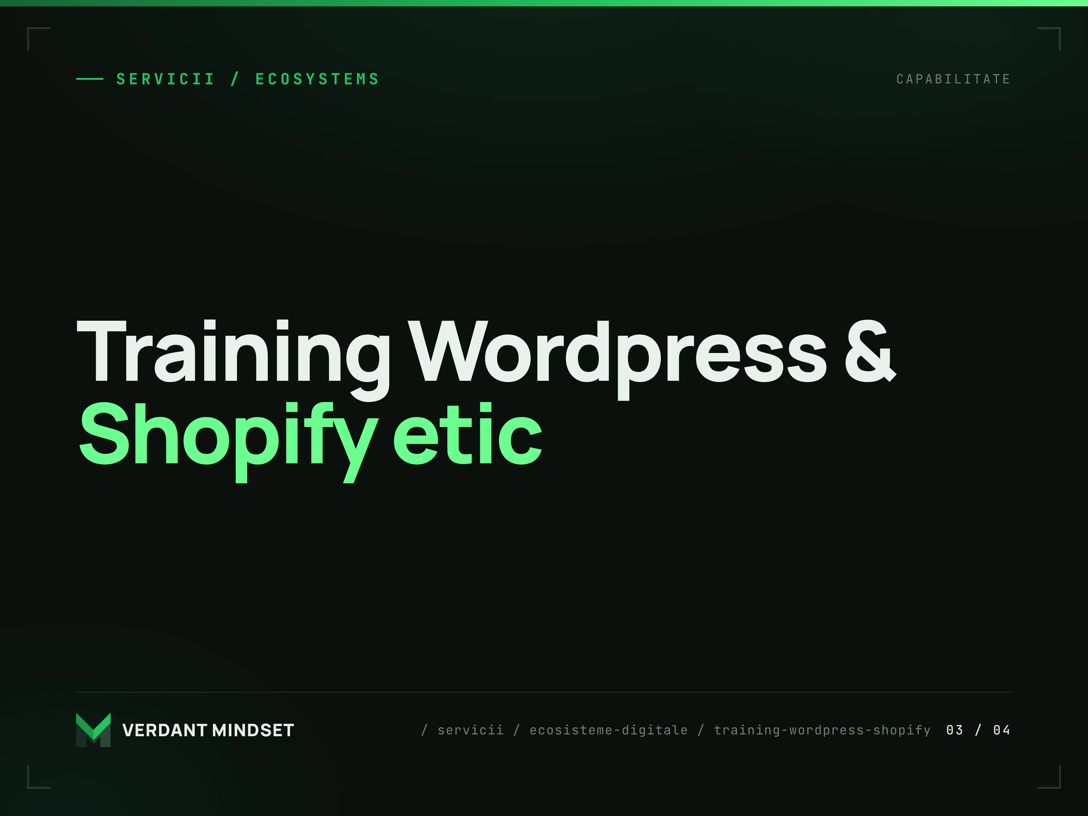 Training WordPress și Shopify