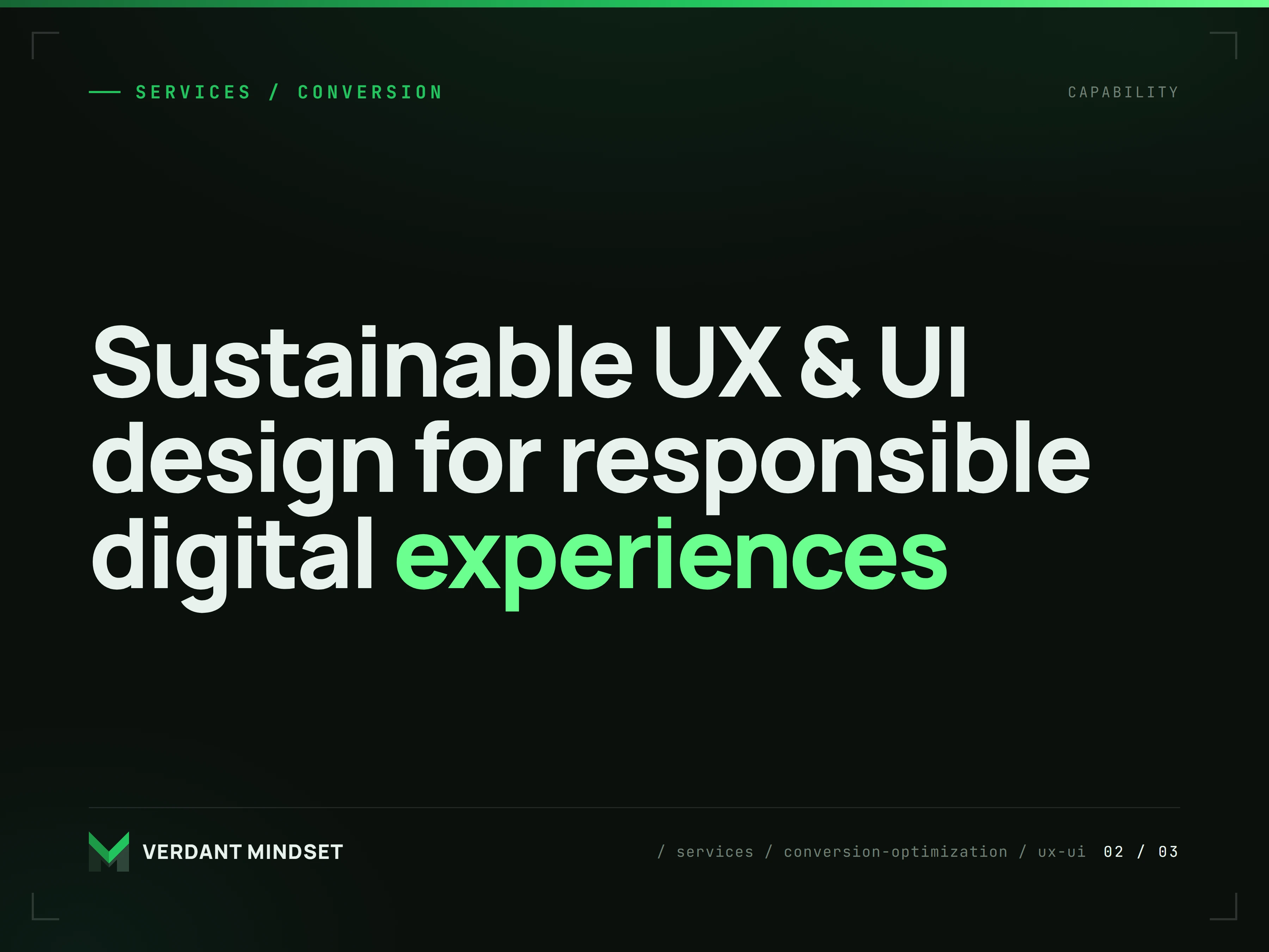 Sustainable UX & UI design for responsible digital experiences