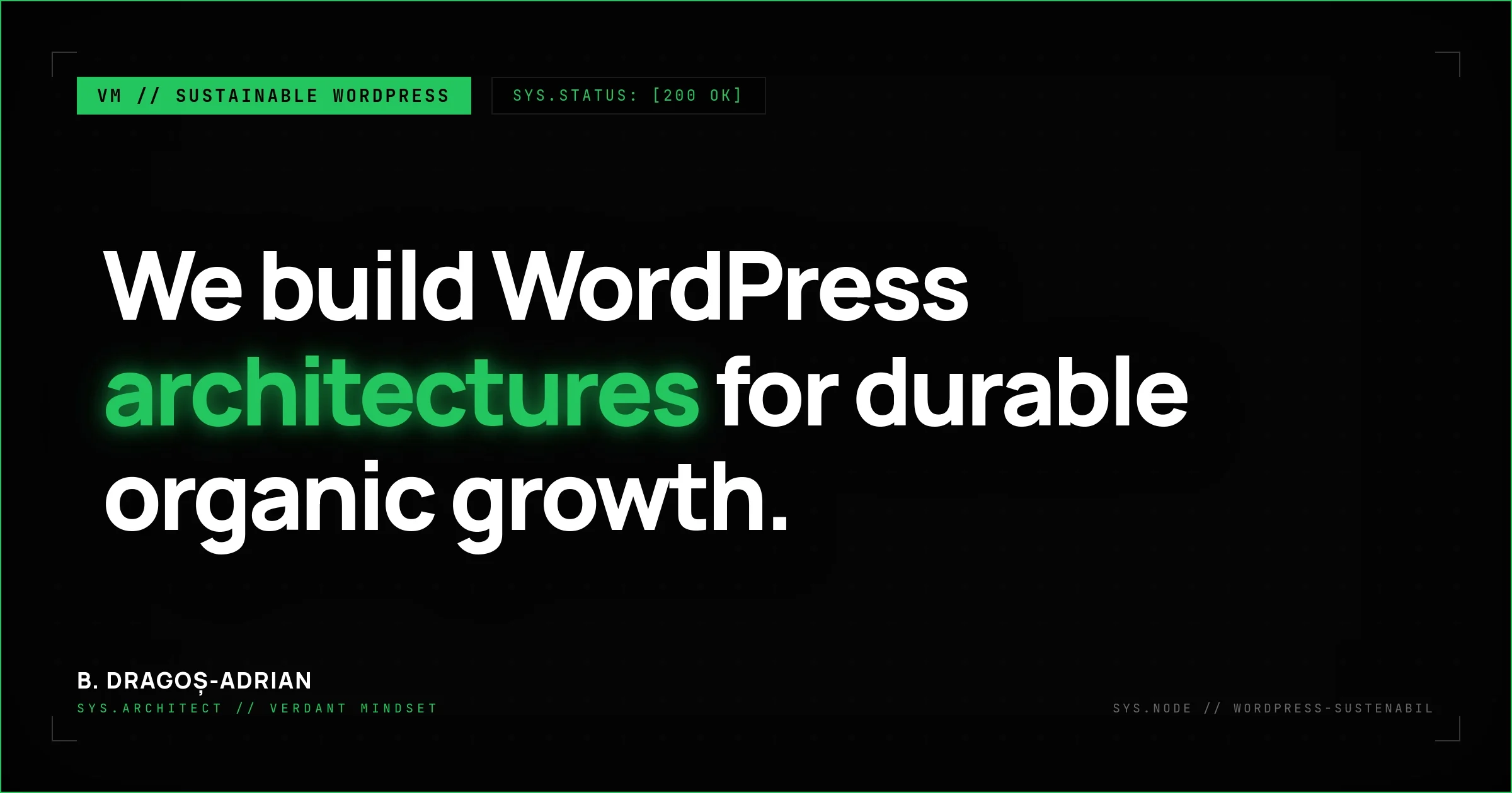 Sustainable WordPress