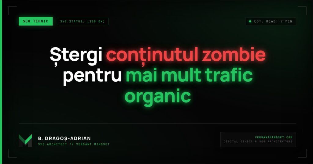 Ghid tehnic de content pruning pentru a crește traficul SEO