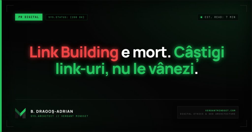 Ghid despre link earning și PR digital pentru backlink-uri valoroase.