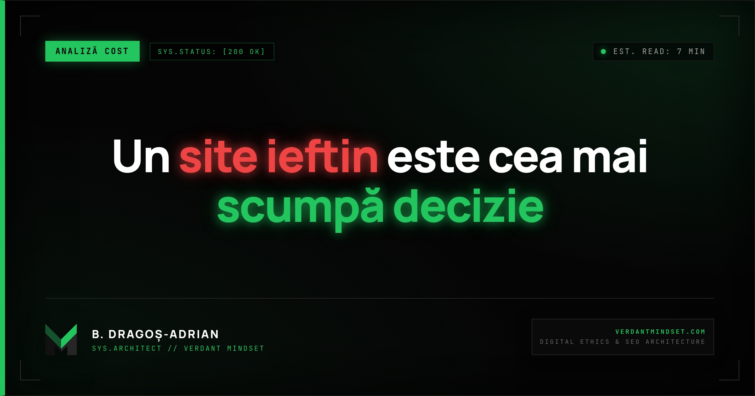 De ce un site web ieftin este o datorie tehnică costisitoare.