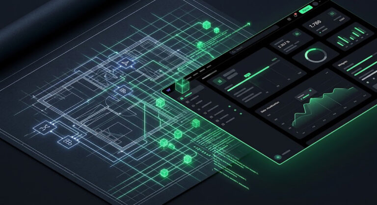 Transpunerea precisă a unui prototip Figma în cod vizual semantic prin Webflow.