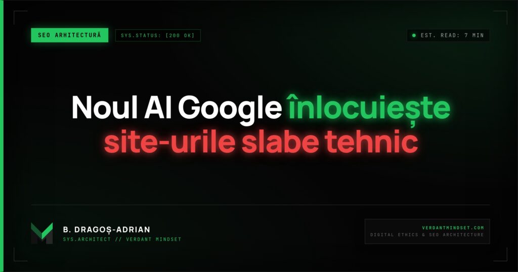 Analiză March 2026 Spam Update și patent AI Google.