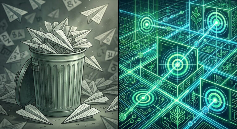 Comparație între conținutul spam generat manual și o strategie precisă de SEO programatic.