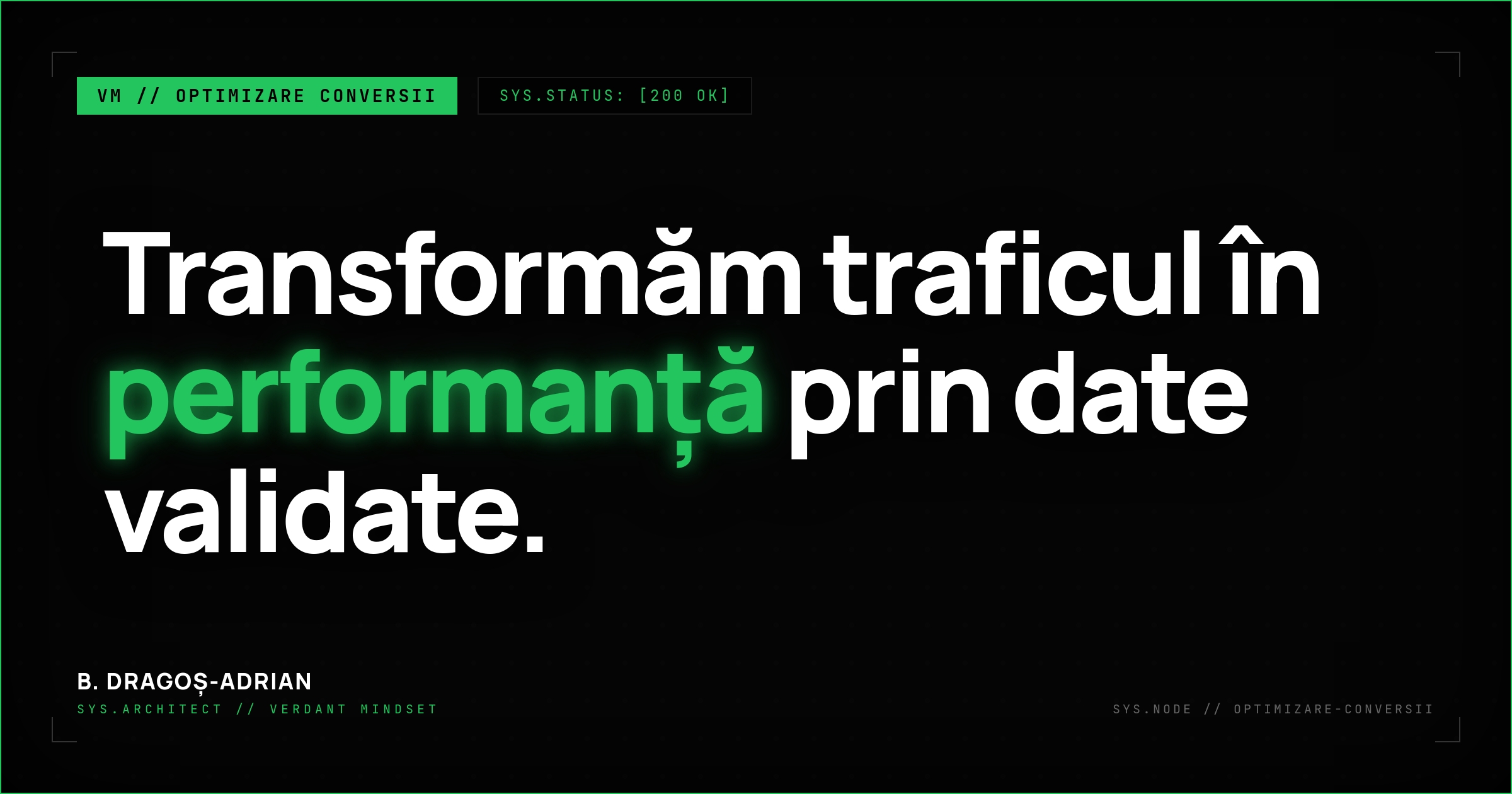 Servicii optimizare conversii (CRO) prin analiză UX și testare.