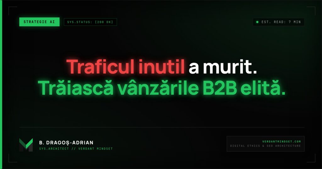 Monetizarea traficului zero-click prin arhitectura de conținut pentru AI.